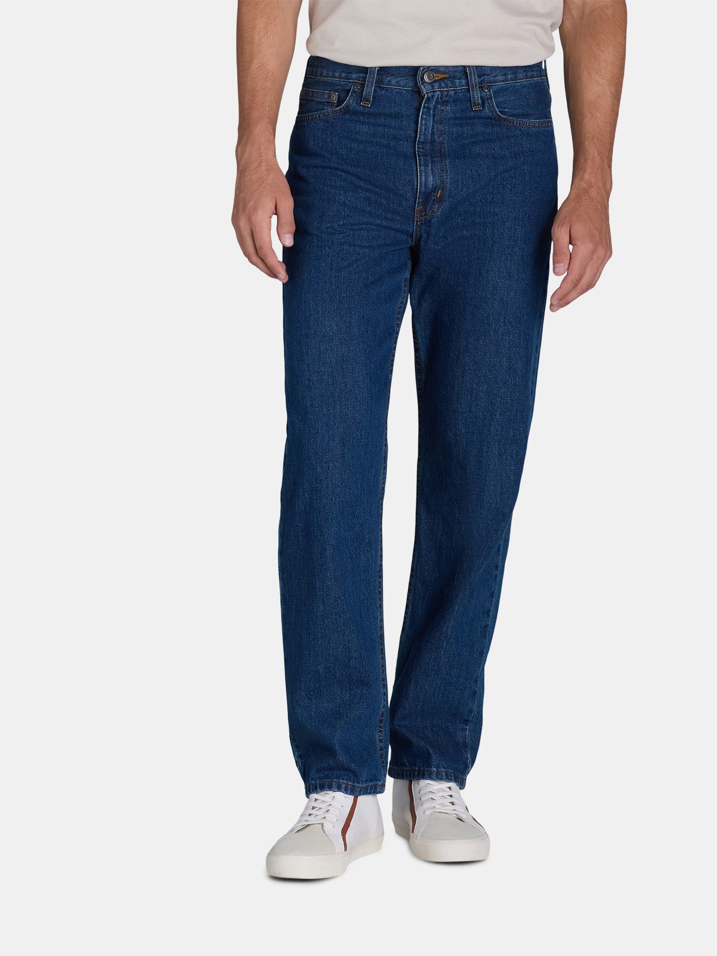 George Big Men's 100% Cotton Relaxed Fit Jeans - 50x30
