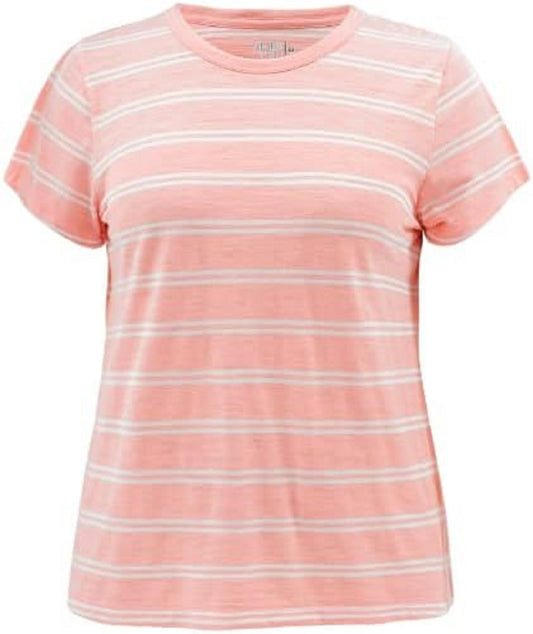 Time and Tru Women's Club Crew T-Shirt, XS-3X