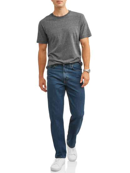George Big Men's 100% Cotton Relaxed Fit Jeans - 50x30