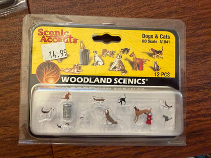 Woodland Scenics HO Accessories - Scenic Accents - Pick Your Favorites -SEALED