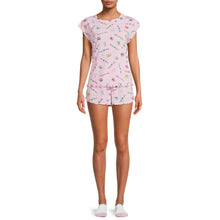 Load image into Gallery viewer, Warner Bros. Women&#39;s and Women&#39;s Plus Friends Top and Shorts Pajama Set, 3-Piece
