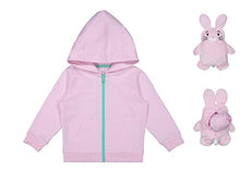 Load image into Gallery viewer, WNaton Packable Plush Critter Zip Up Hoodie
