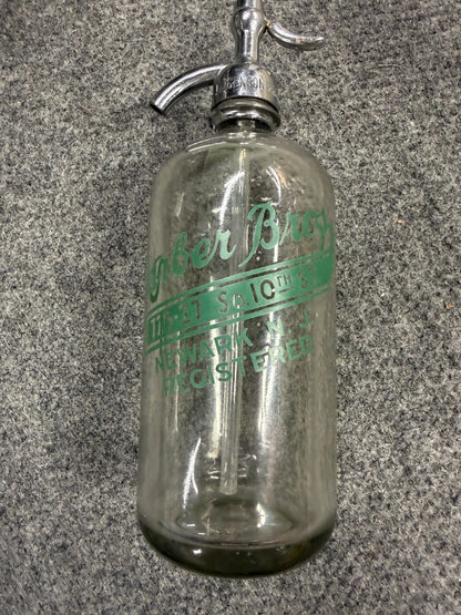 2 Seltzer Bottles - Babalya Beverages and Faber Bros