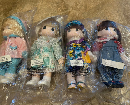 Precious Moments "Four Seasons" Complete Doll Set - Sealed in Original Plastic