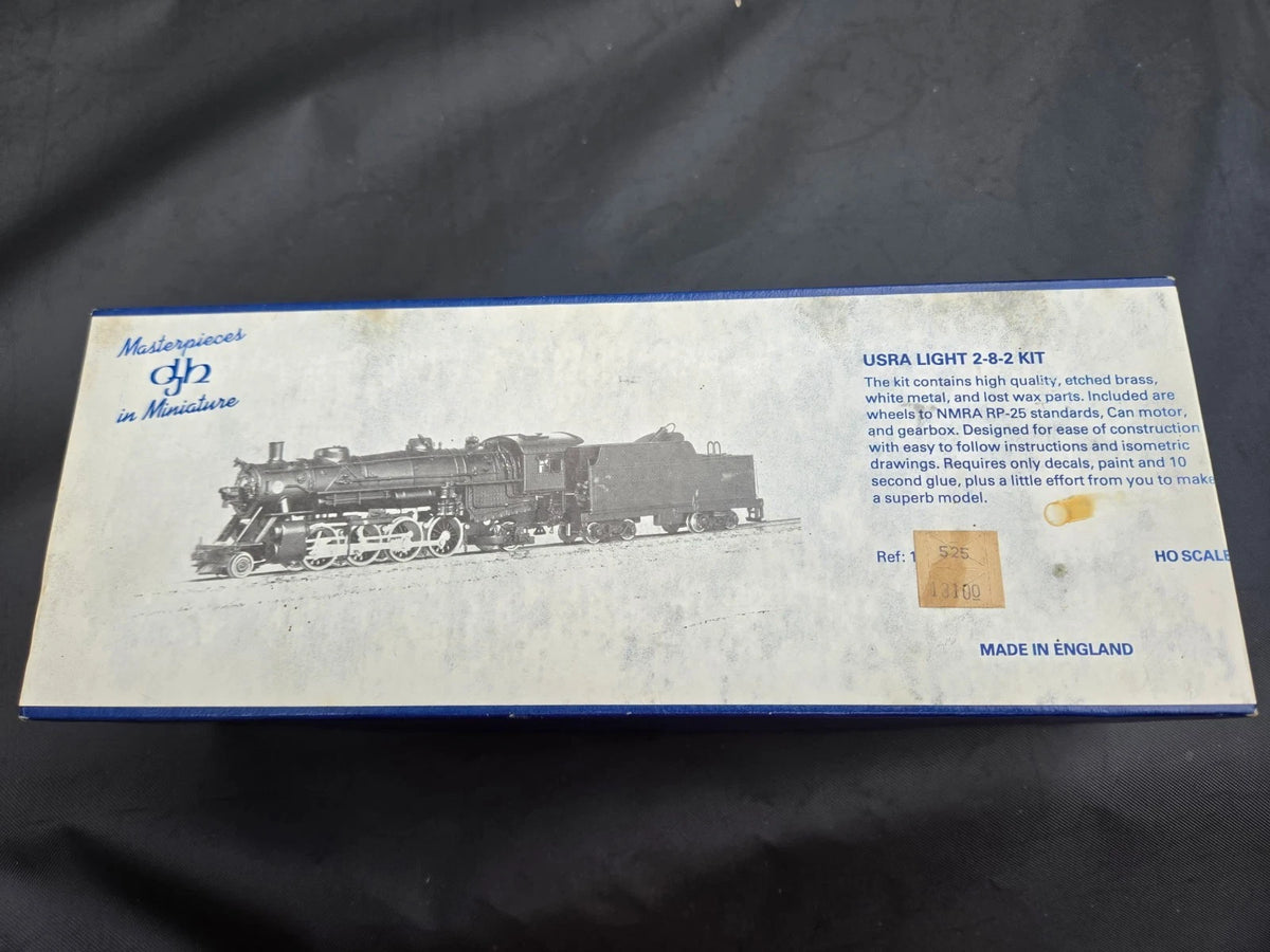Vintage DJH HO Scale USRA Light 2-8-2 Kit Brass/Metal Kit #13010