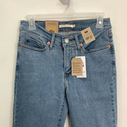 Levi's Women's 4 Jeans 314 Shaping Straight Jeans Mid Rise Stretch Blue W27 L32
