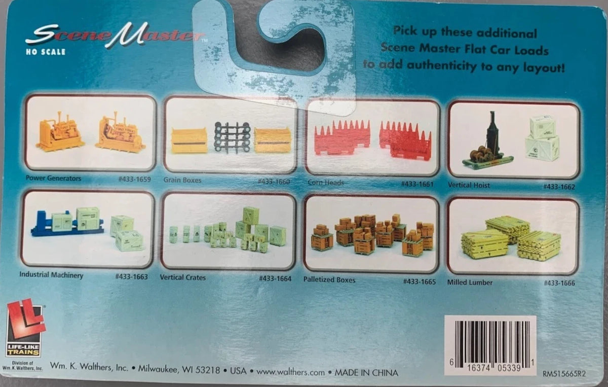 Real-Like Trains HO Scale Scene Master Palletized Boxes #433-1665 - BNIB SEALED