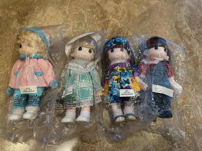 Precious Moments "Four Seasons" Complete Doll Set - Sealed in Original Plastic