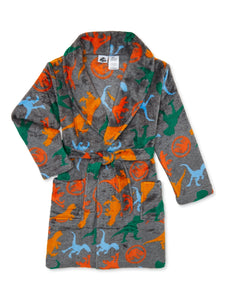 Jurassic Park Boys Print Robe, Size 8