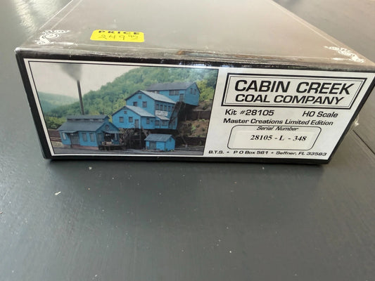 HO Master Creations 28105-L-348 Cabin Creek Coal Company Building Kit SEALED