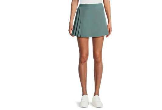 Avia Activewear Women's Pleated Skort - Greyed Teal, 3XL