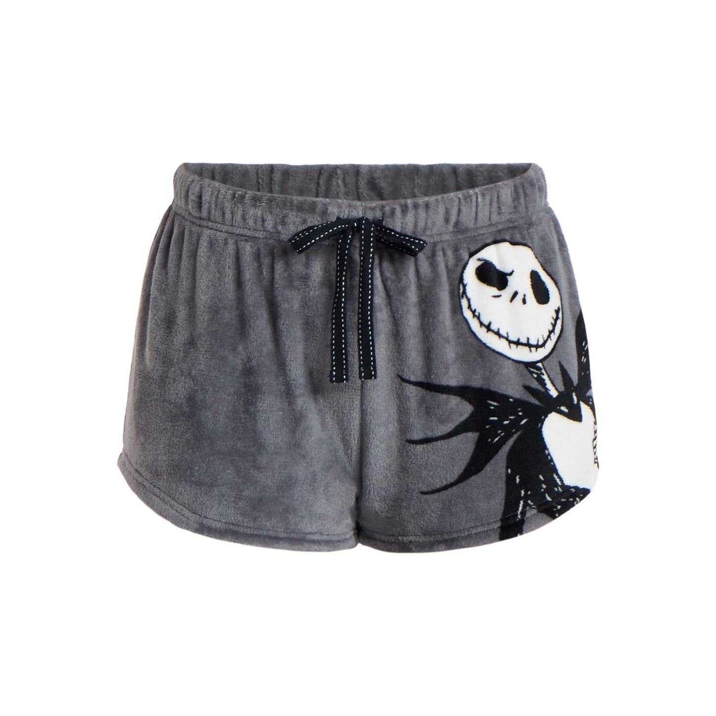 Disney Women's Nightmare Before Christmas Minky Sleep Shorts, 2-Pack, Jack/Sally, XS-3X