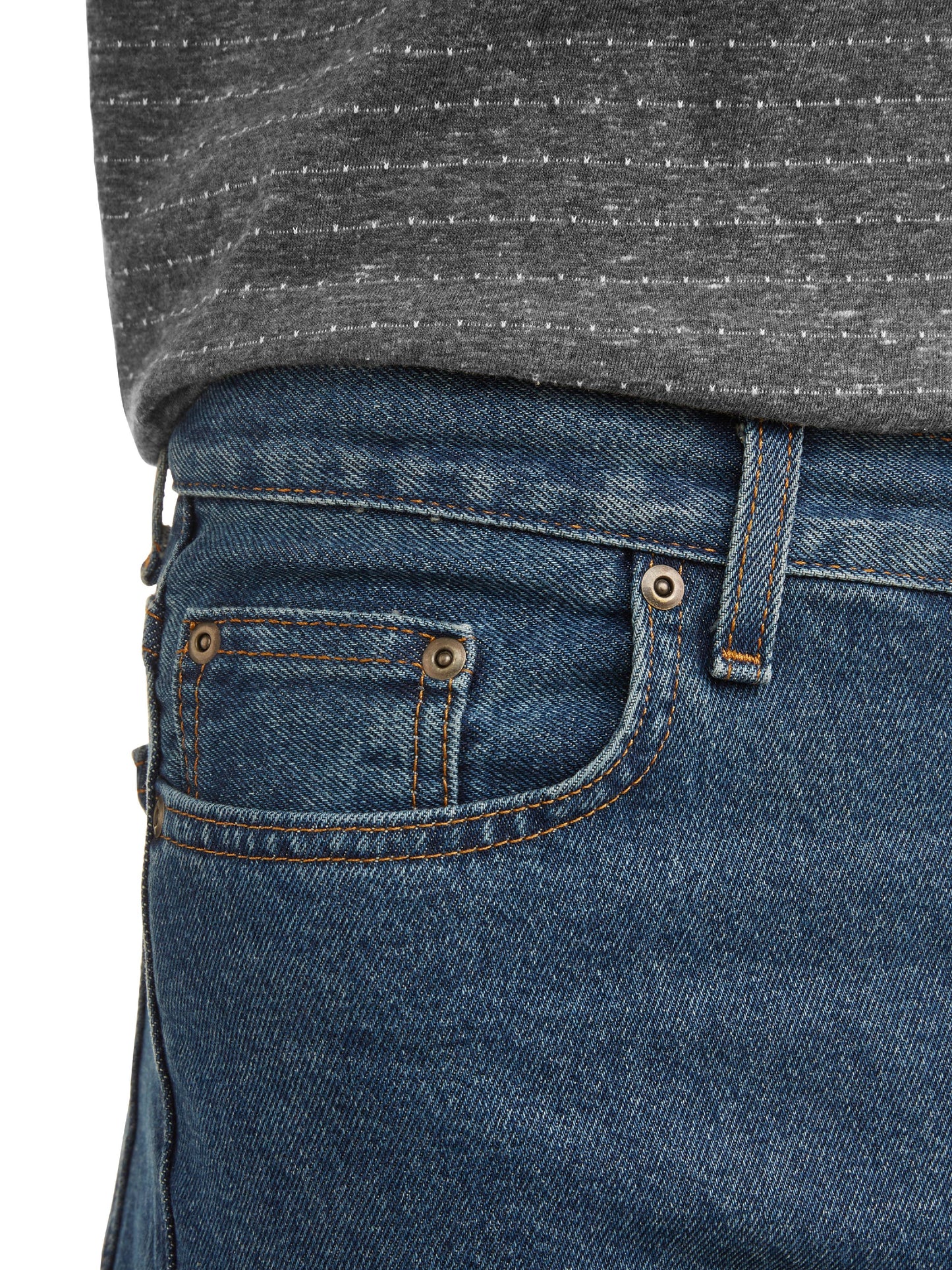 George Big Men's 100% Cotton Relaxed Fit Jeans - 50x30