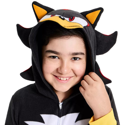 Boys' Sonic the Hedgehog Shadow Union Suit - Black, XS-XL