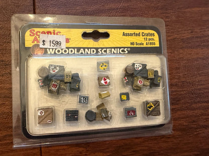 Woodland Scenics HO Accessories - Scenic Accents - Pick Your Favorites -SEALED