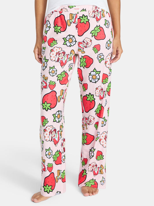 Strawberry Shortcake Women's and Women's Plus Sleep Pants with Pockets, 32" Inseam, XL