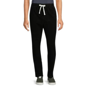 No Boundaries Men's Corduroy Joggers - Black, 3X