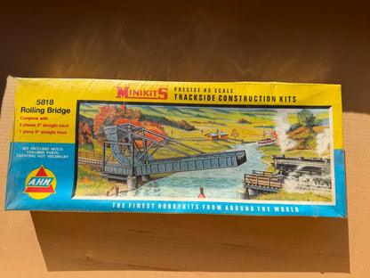 Vintage MiniKits HO Scal Trackside Construction Kit Rolling Bridge #5818 SEALED