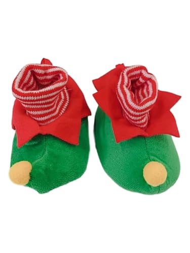 Wonder Nation Unisex Elf Holiday Slippers -Sizes 2-6