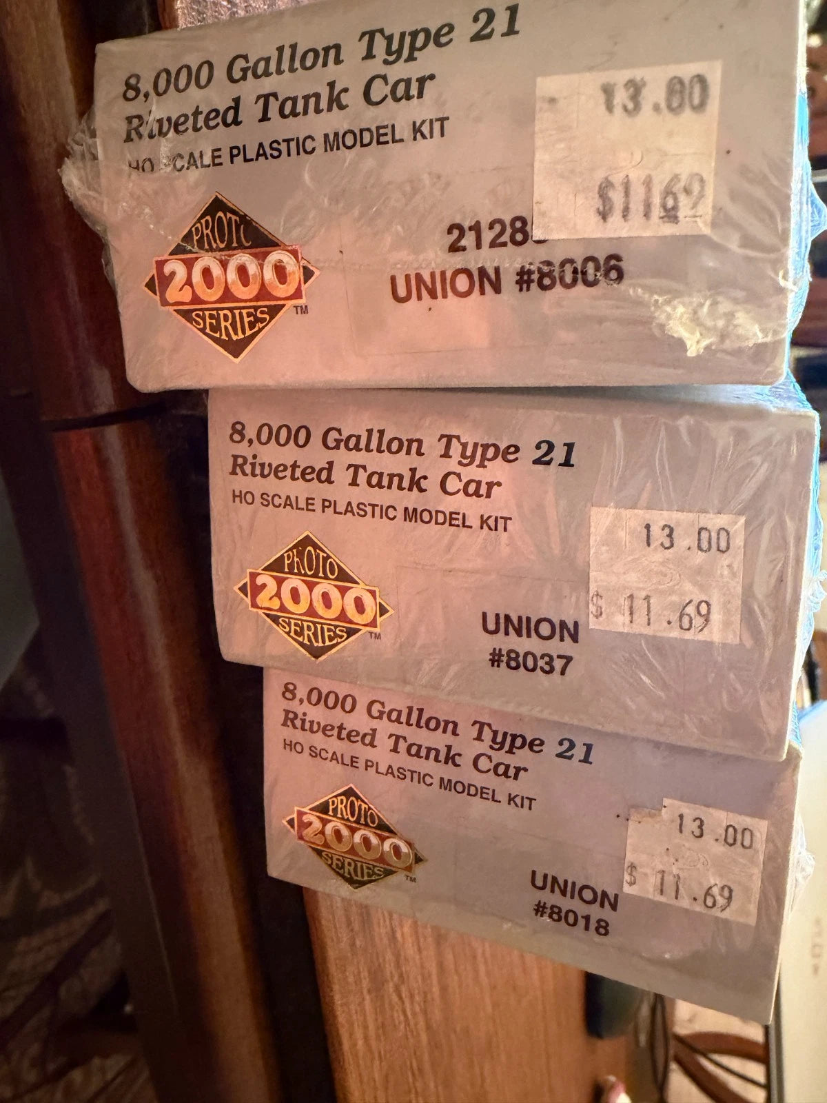 Proto 2000 HO Scale Union Oil Co. UOCX 8,000-Gal Tank Car 3-Car Lot MINT SEALED