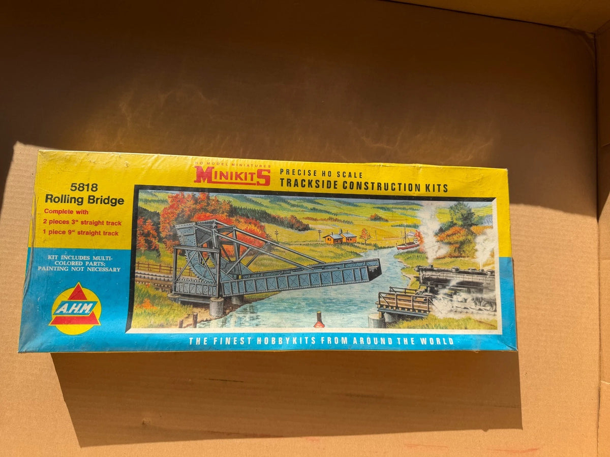 Vintage MiniKits HO Scal Trackside Construction Kit Rolling Bridge #5818 SEALED
