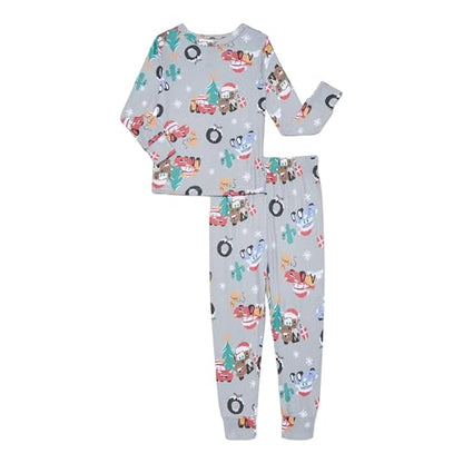 Disney Cars Toddler Holiday Christmas Snug Fit Top and Pants Pajamas - 12M-5T