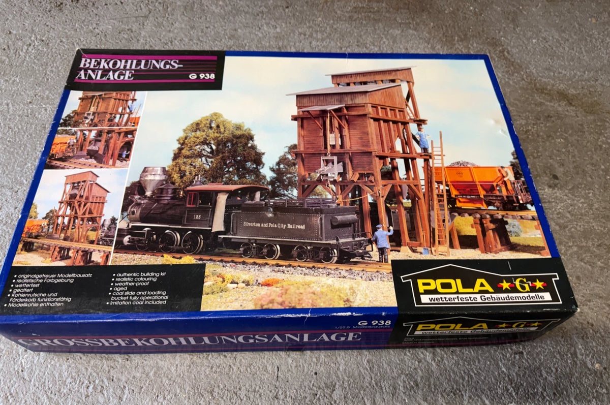 POLA G 938 Grossbekohlungsanlage Large Coaling Station Kit G Scale NEW