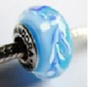 Murano Glass European Style Glass Beads Charms - Fits most Bracelets