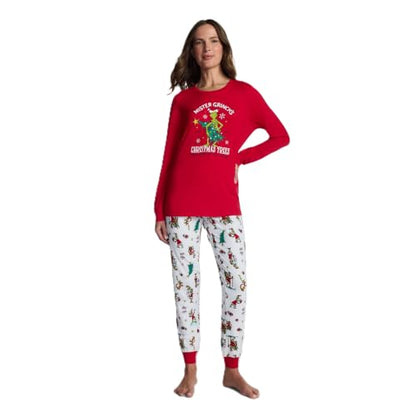 Dr. Seuss The Grinch who Stole Christmas Matching Family Pajamas - Adult, Kids, Baby, Infant, Pets