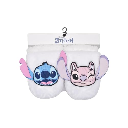 Disney Lilo & Stitch Women's Holiday Fuzzy Babba 3D Slipper Socks, 1-Pack, Size 7-9.5