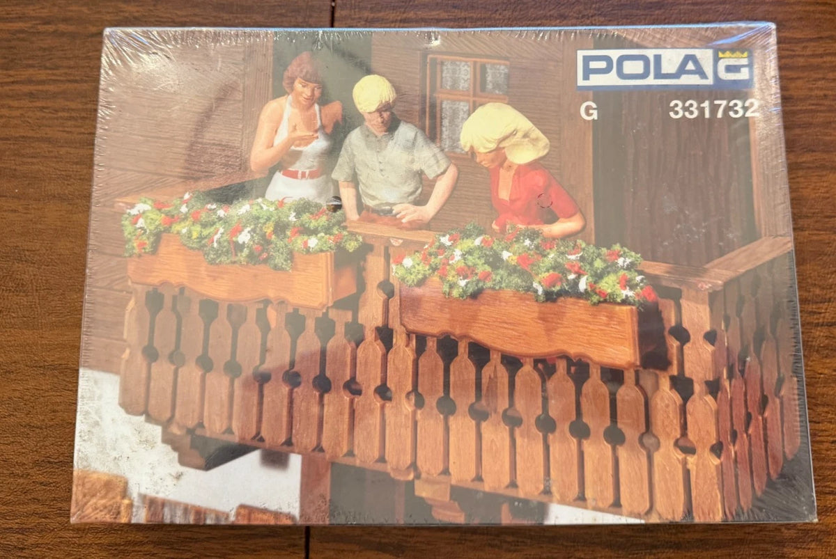 POLA, G Scale, #331732 20 Flower Boxes BNIB, SEALED - Hard to Find, RARE