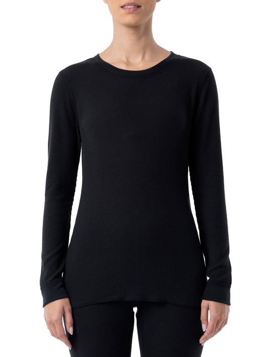 Fruit Of The Loom Women's Eversoft Waffle Thermal Top, XS-3X