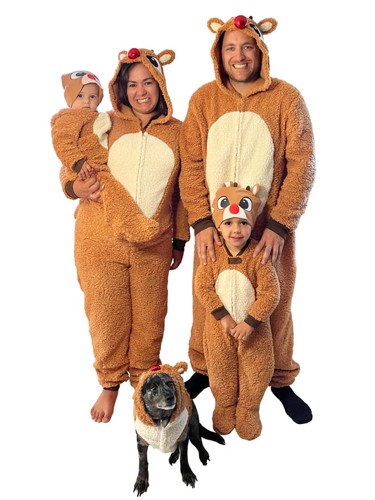 Rudolph Matching Family Union Suit -  Women's, Small - 3X