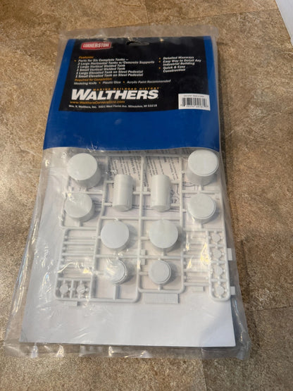 Walthers - HO Kit - Industrial Tanks Detail Set 933-3197 BNIB