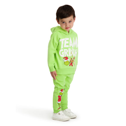 The Grinch Dr. Seuss Infant Printed Sweatshirt and Jogger Set, 12-18M