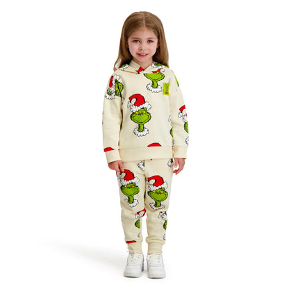 The Grinch Dr. Seuss Infant Printed Sweatshirt and Jogger Set, 12-18M