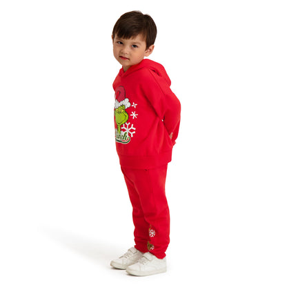 The Grinch Dr. Seuss Infant Printed Sweatshirt and Jogger Set, 12-18M
