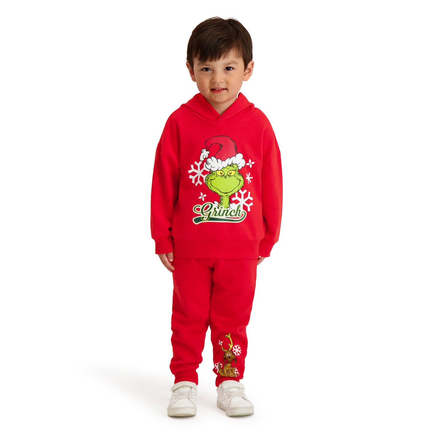 The Grinch Dr. Seuss Infant Printed Sweatshirt and Jogger Set, 12-18M
