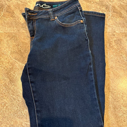 INC Denim Jeans Skinny Leg Curvy Fit Dark Wash - 4P