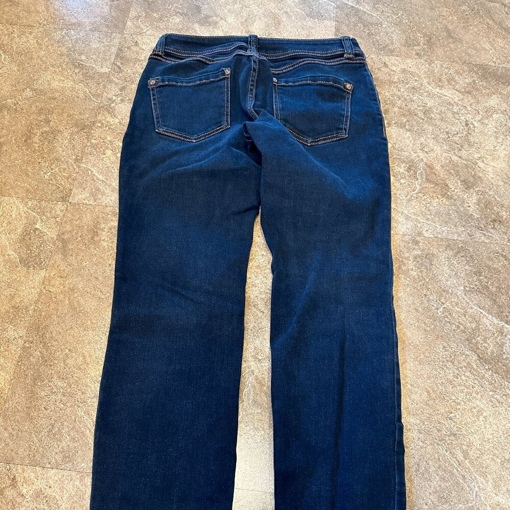 INC Denim Jeans Skinny Leg Curvy Fit Dark Wash - 4P