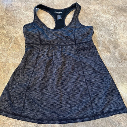 Ideology Black & Grey Racerback Long Tank Top Drawstring Bottom Size Small