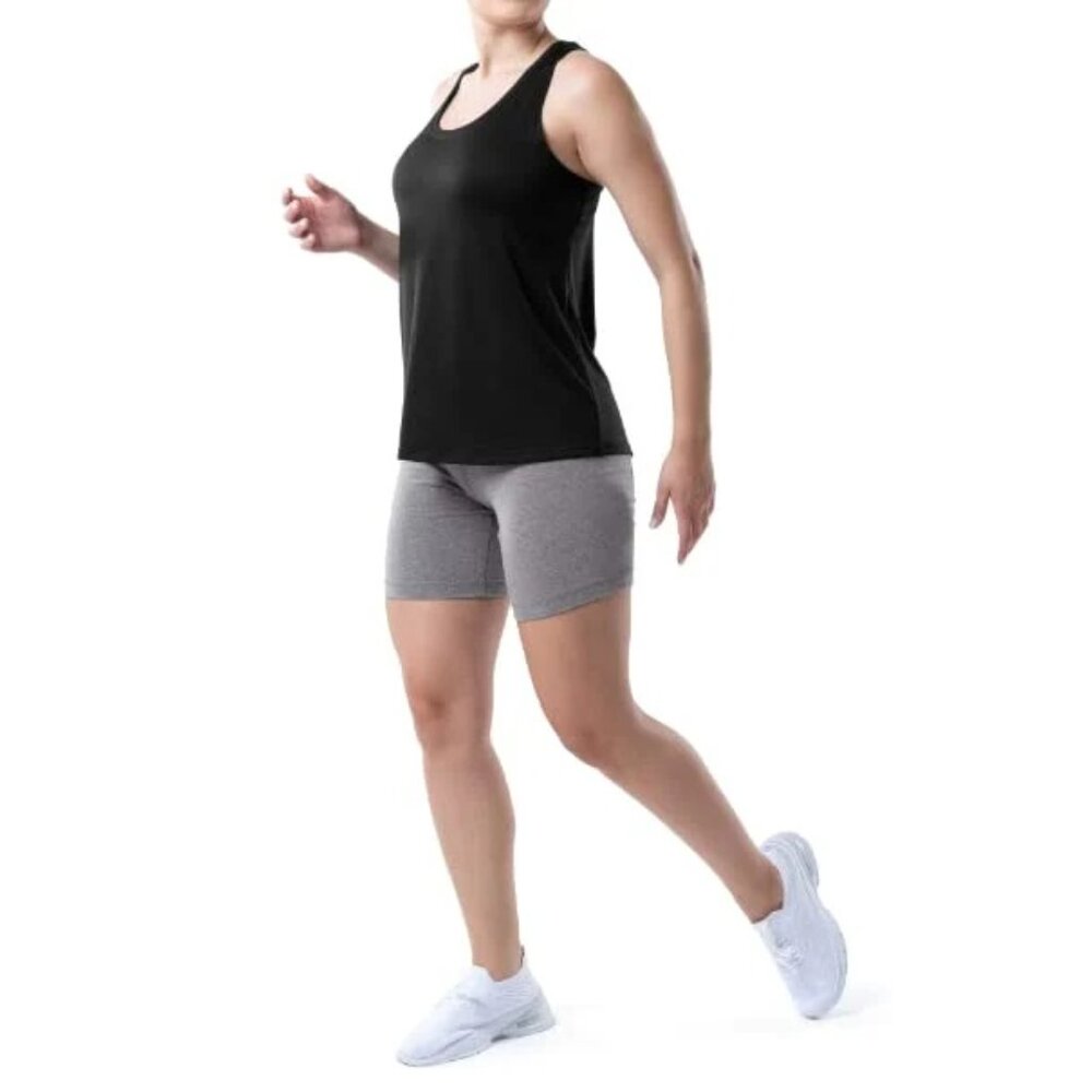 Athletic Works Women's Table Tank Top, Black, 1X, NWT