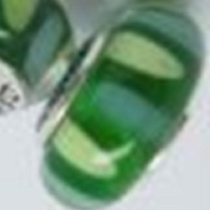Blue & Green Murano Glass Bead - Fits most Pandora or Troll Style Bracelets