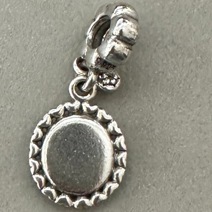 Authentic Pandora Sterling Silver Sweet Sister Dangle Charm - Like New - EUC