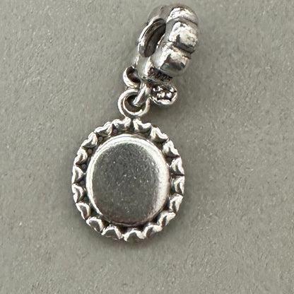Authentic Pandora Sterling Silver Sweet Sister Dangle Charm - Like New - EUC