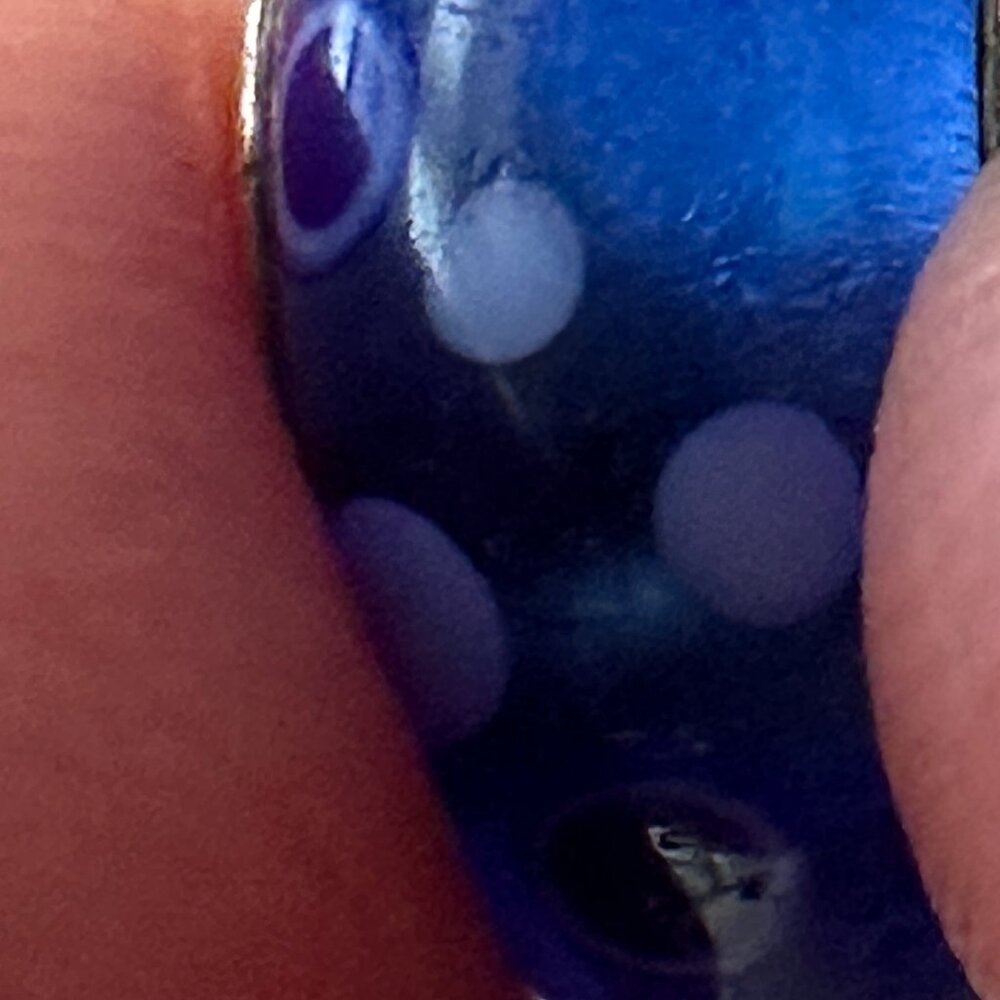 AUTHENTIC PANDORA BLUE BUBBLES CHARM BRAND 925 Ale Sterling Silver - EUC
