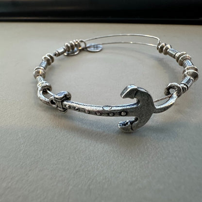 Alex and Ani Anchors away Bangle Bracelet - EUC