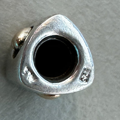 Authentic Pandora Heart of Gold Charm - Retired 14k & Sterling Silver