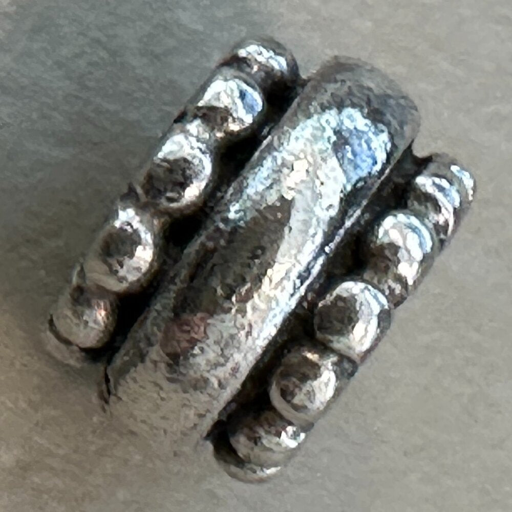 PANDORA Dots & Lines Charm SPACER RETIRED 925 ALE Bead - EUC