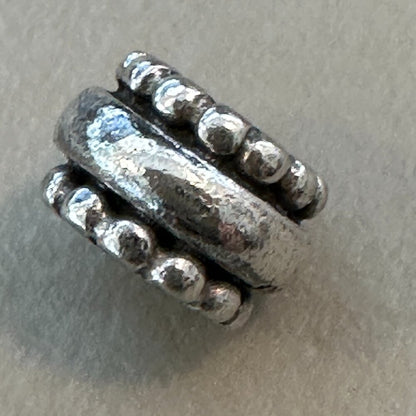 PANDORA Dots & Lines Charm SPACER RETIRED 925 ALE Bead - EUC
